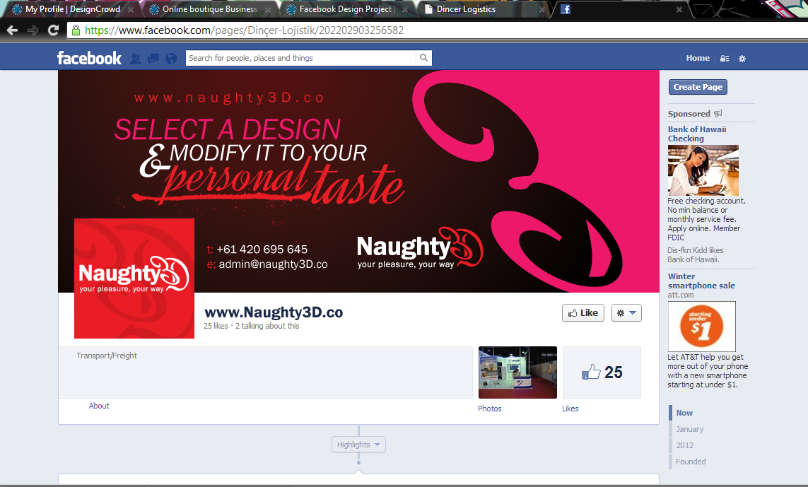 Facebook Design by diRtY.EMM for itPrint Australia | Design #1685910