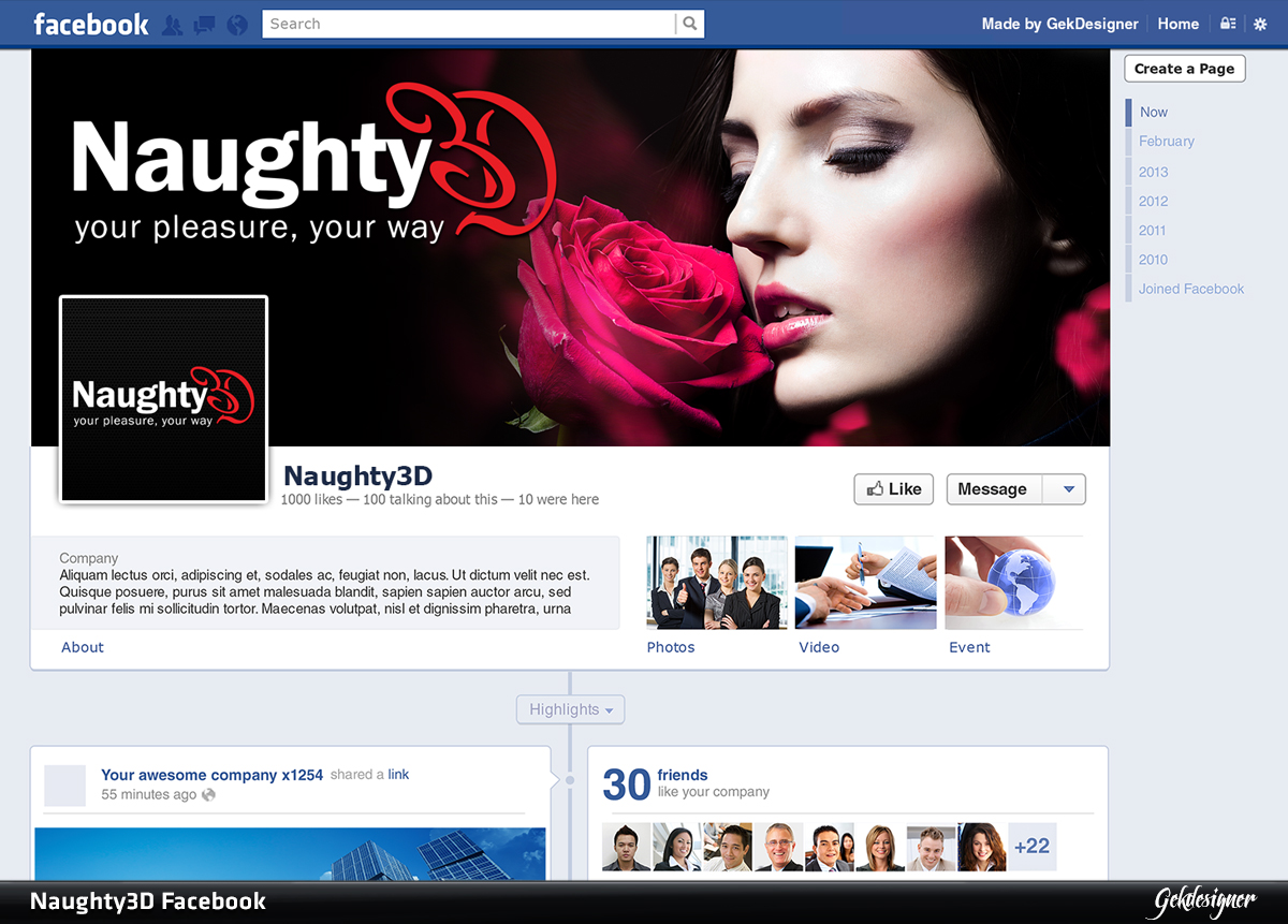 Facebook-Design von gekgrfx für itPrint Australia | Design #1695466