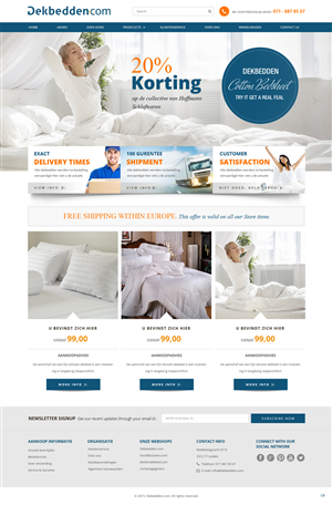Web Design by pb for Elegant Woningtextiel | Design: #6424387