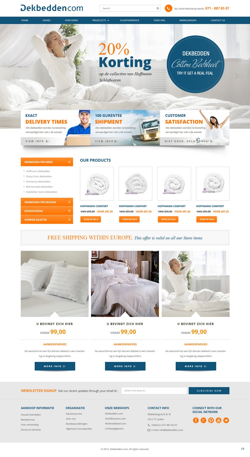 Web Design by pb for Elegant Woningtextiel | Design #6436663