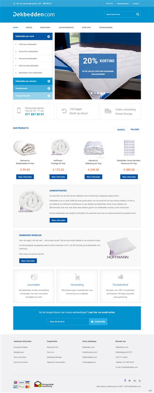 Web Design by pb for Elegant Woningtextiel | Design: #6436665