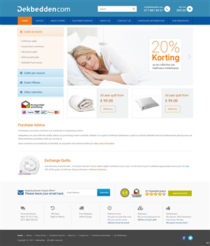 Web Design by pb for Elegant Woningtextiel | Design: #6436669