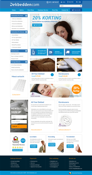 Web Design by Sbss for Elegant Woningtextiel | Design: #6437226