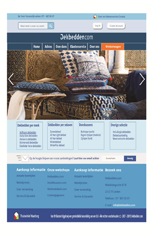 Web Design by saifud for Elegant Woningtextiel | Design #6523570