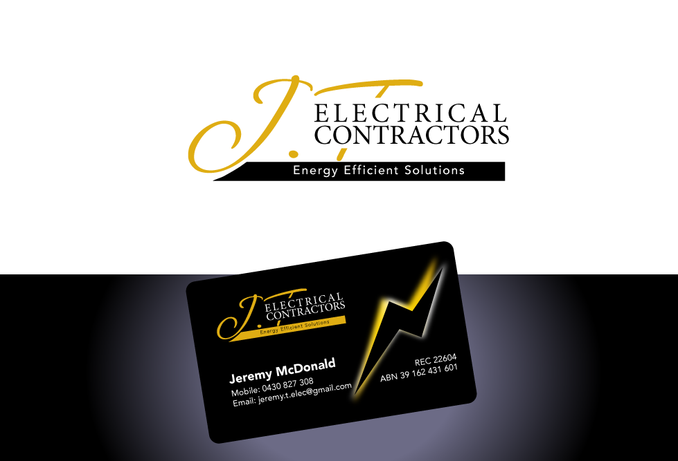 Logo Design by pivotaldesign.biz for J.T Electrical Contractors Pty Ltd | Design #6410138