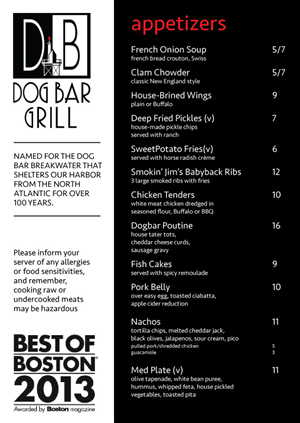 Menu Design by SarahQ