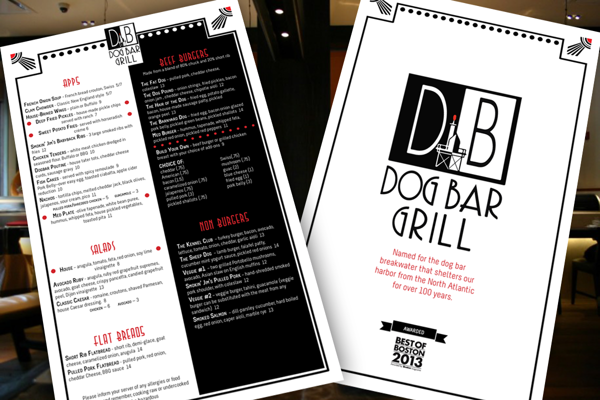 Design de Menu par iD_intelligentDesign pour dog bar grill | Design #6447283