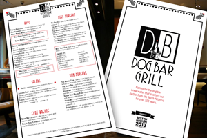Diseño de Menú por iD_intelligentDesign para dog bar grill | Diseño: #6457008