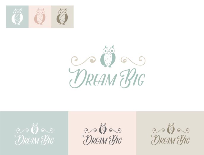 Logo Design by wonderland for Dream Big Baby Boutique | Design #6438544
