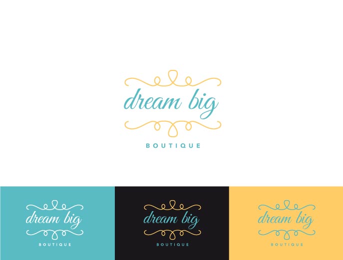 Logo Design by wonderland for Dream Big Baby Boutique | Design #6438610