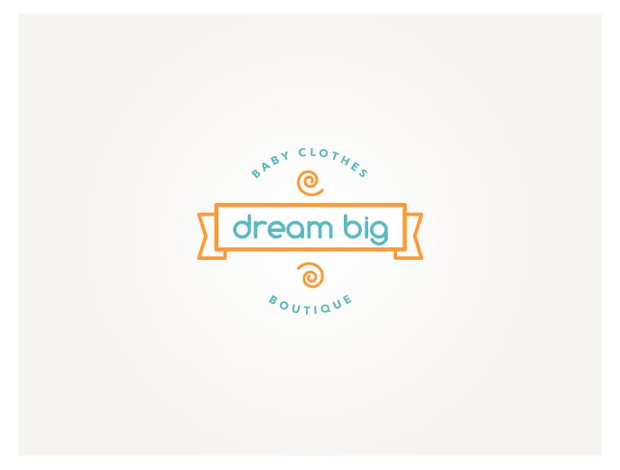 Diseño de Logo por wonderland para Dream Big Baby Boutique | Diseño #6438661