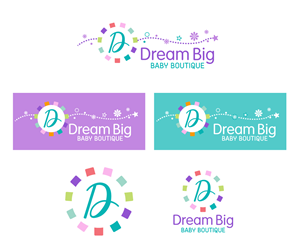 Logo Design by Bittersweet for Dream Big Baby Boutique | Design: #6441331