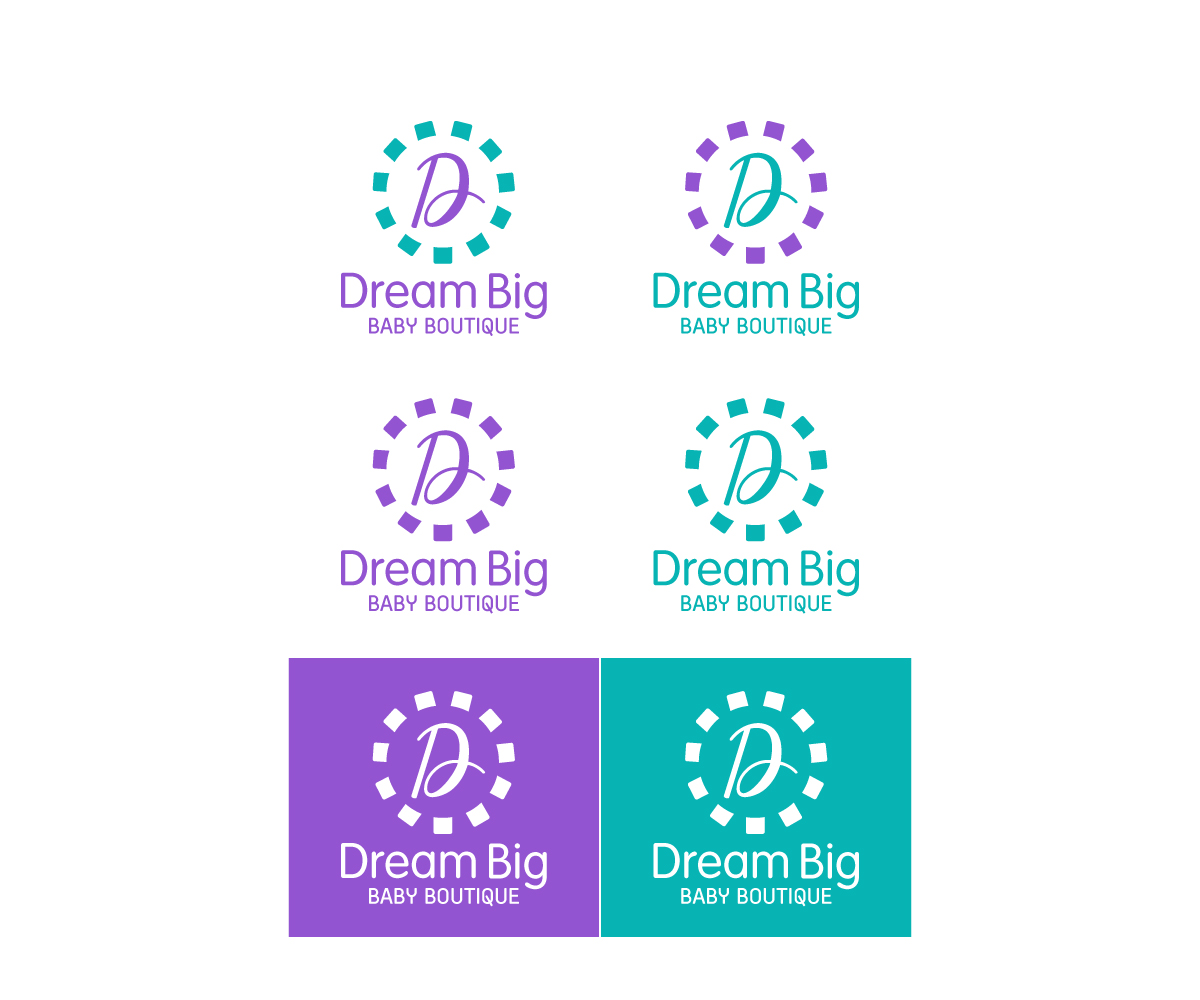 Logo Design by Bittersweet for Dream Big Baby Boutique | Design #6441343