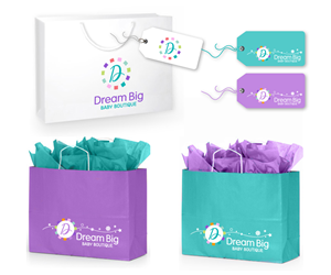 Logo Design by Bittersweet for Dream Big Baby Boutique | Design: #6441366