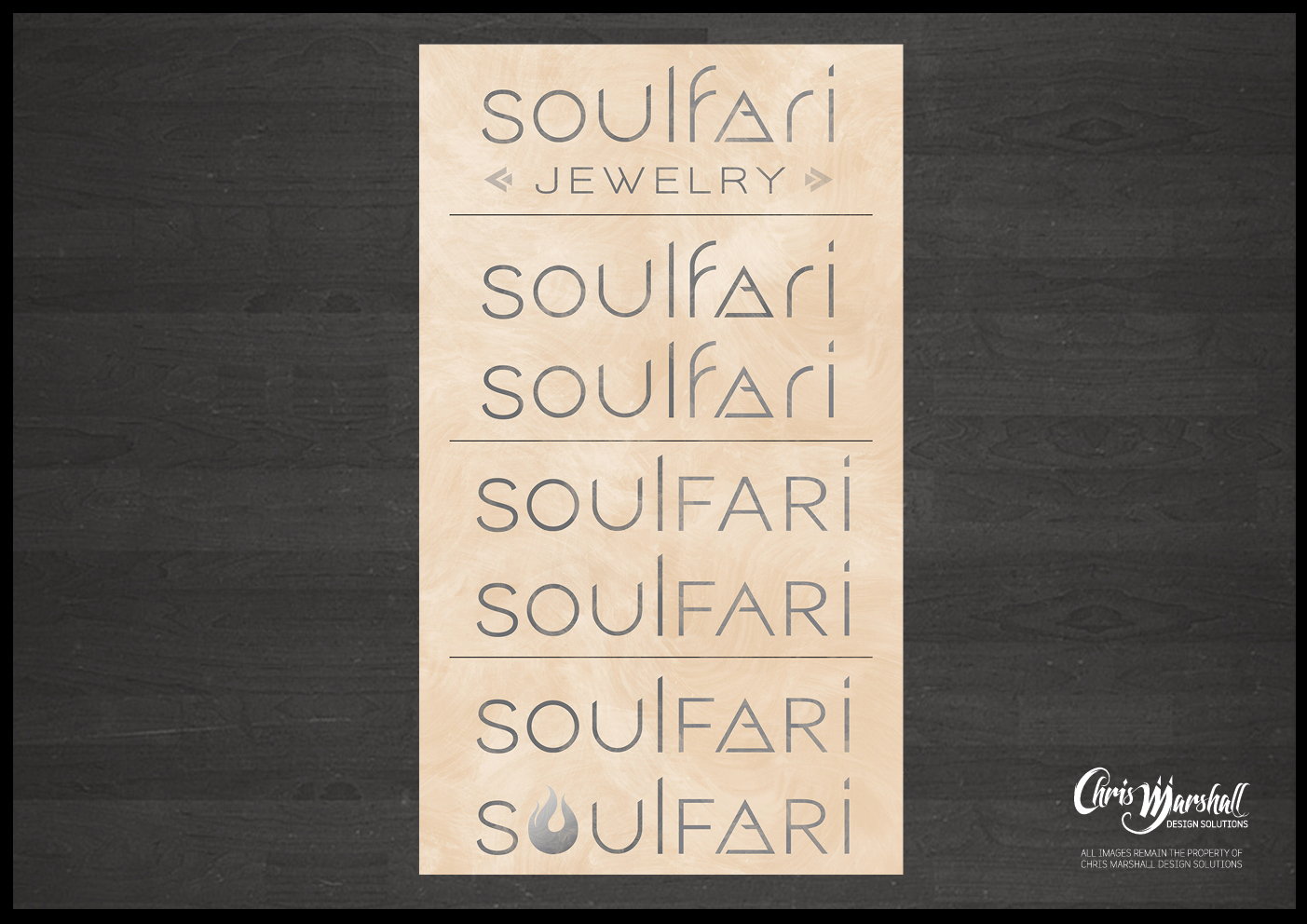 Logo Design by Chris Marshall for Soulfari Jewelry | Design #1701584