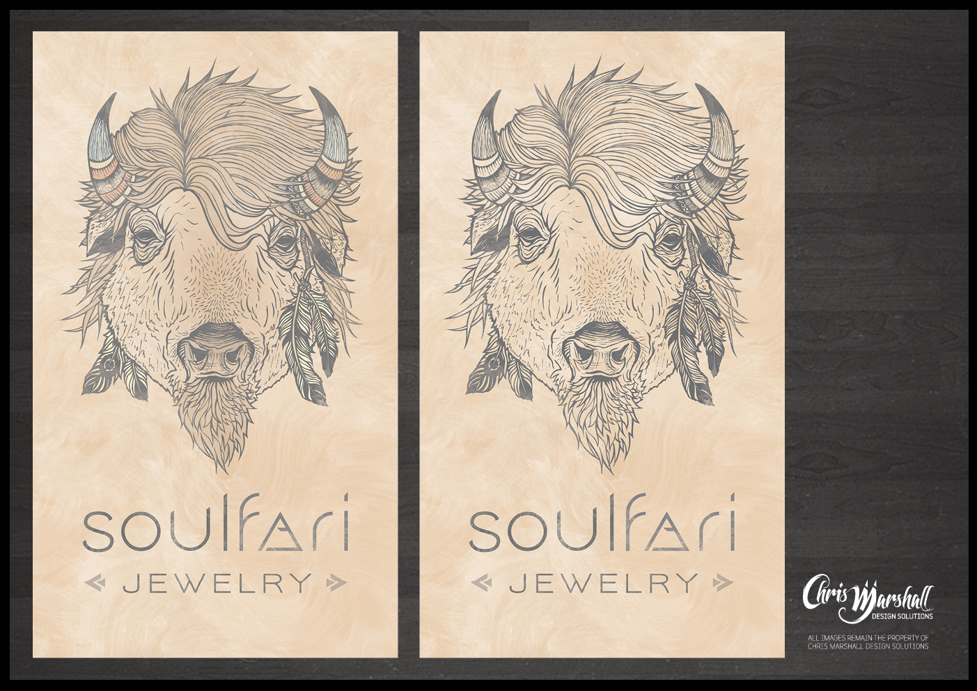 Logo Design by Chris Marshall for Soulfari Jewelry | Design #1701594