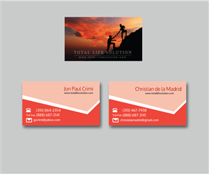 Business Card Design by emptyboxgraphics for Total Life Solution | Design: #6497521