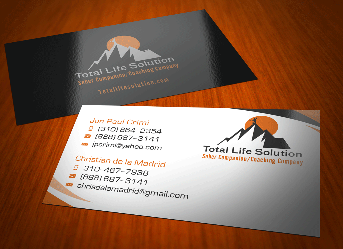 Design de Carte de Visite par Riz' pour Total Life Solution | Design #6480640