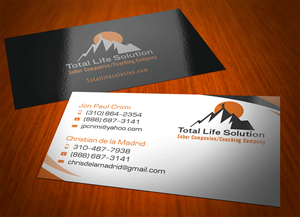 Business Card Design by Riz' for Total Life Solution | Design #6480640