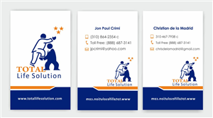 Business Card Design by IneseRo for Total Life Solution | Design: #6475181