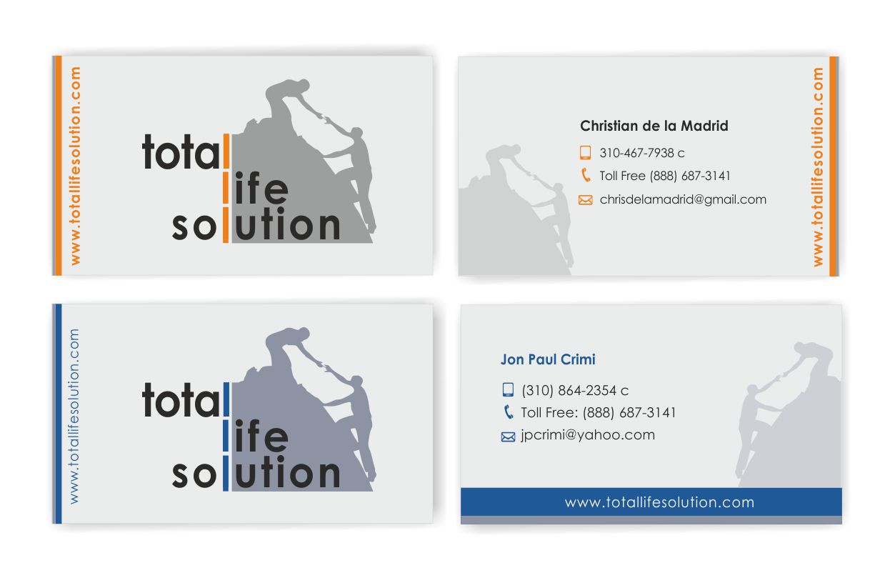 Diseño de Tarjeta de Presentación por IneseRo para Total Life Solution | Diseño #6484349