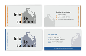 Business Card Design by IneseRo for Total Life Solution | Design: #6484349