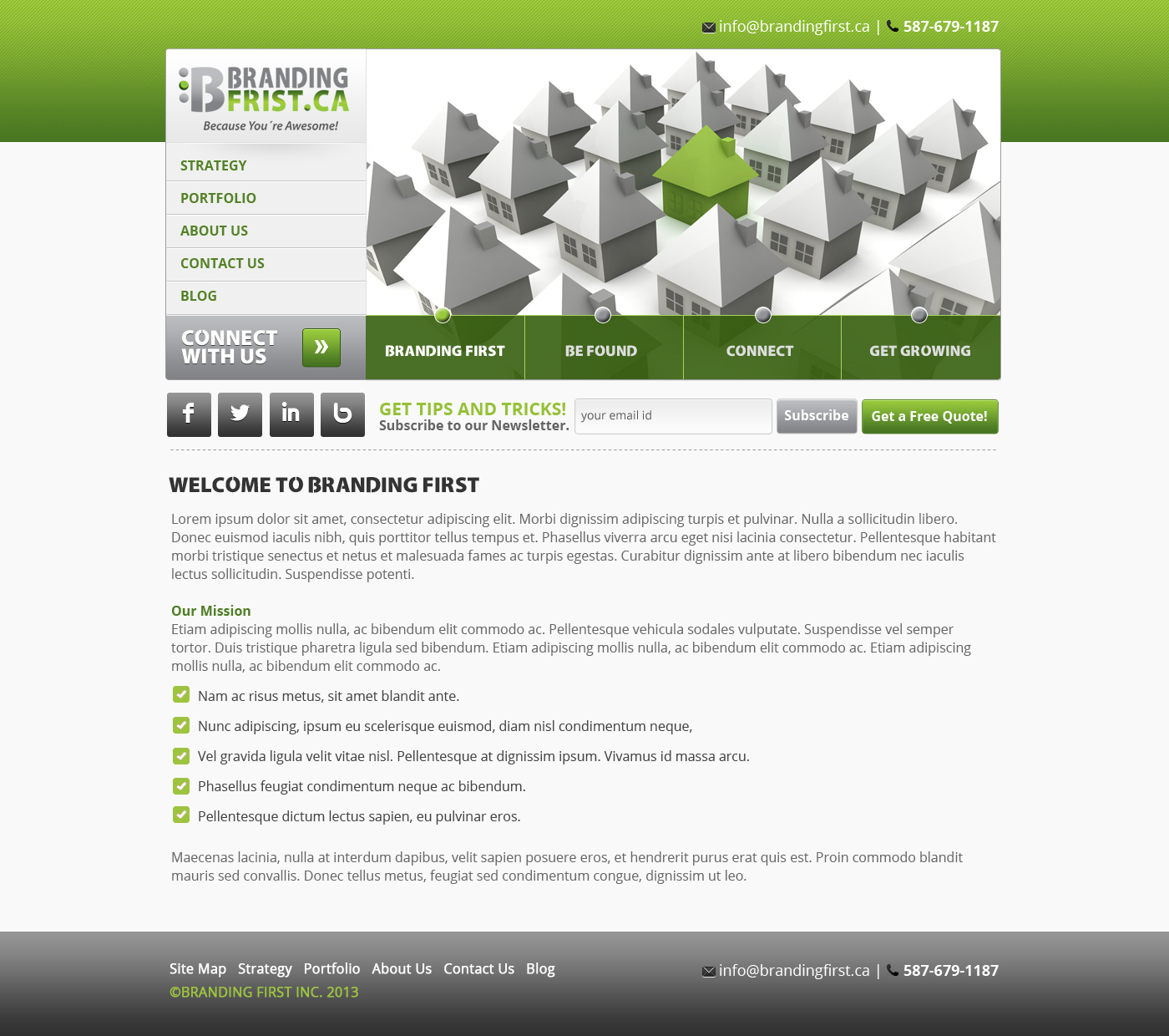 Web Design by James for Branding First Inc. | Design #1688900