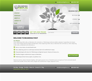 Web Design by James for Branding First Inc. | Design: #1692970