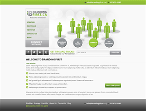 Web Design by James for Branding First Inc. | Design: #1696531