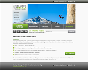 Web Design by James for Branding First Inc. | Design: #1700282