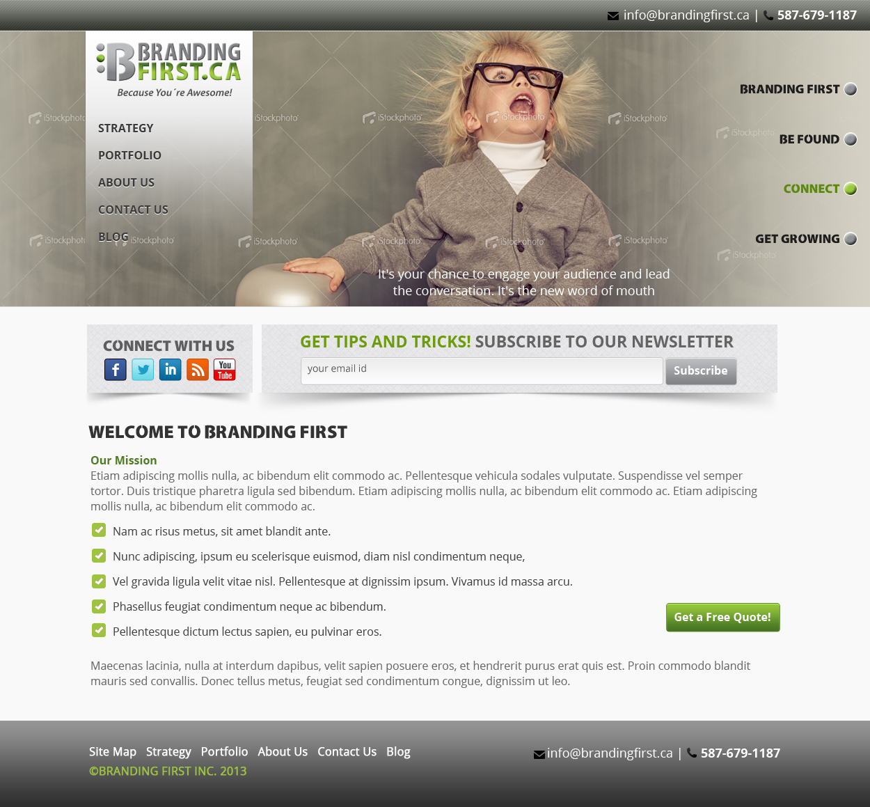 Web Design by James for Branding First Inc. | Design #1705233