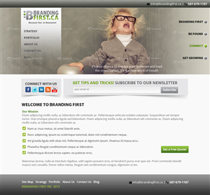 Web Design by James for Branding First Inc. | Design #1705233