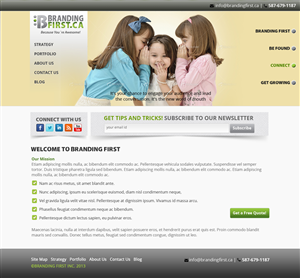 Web Design by James for Branding First Inc. | Design: #1705240