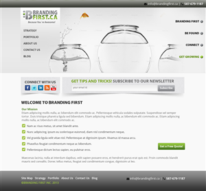 Web Design by James for Branding First Inc. | Design: #1705251