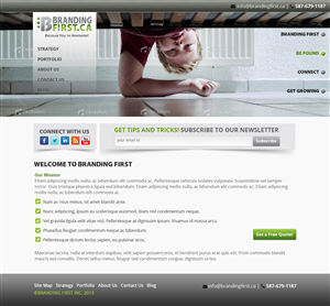 Web Design by James for Branding First Inc. | Design: #1705263