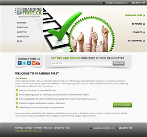 Branding First Website | Web Design by James