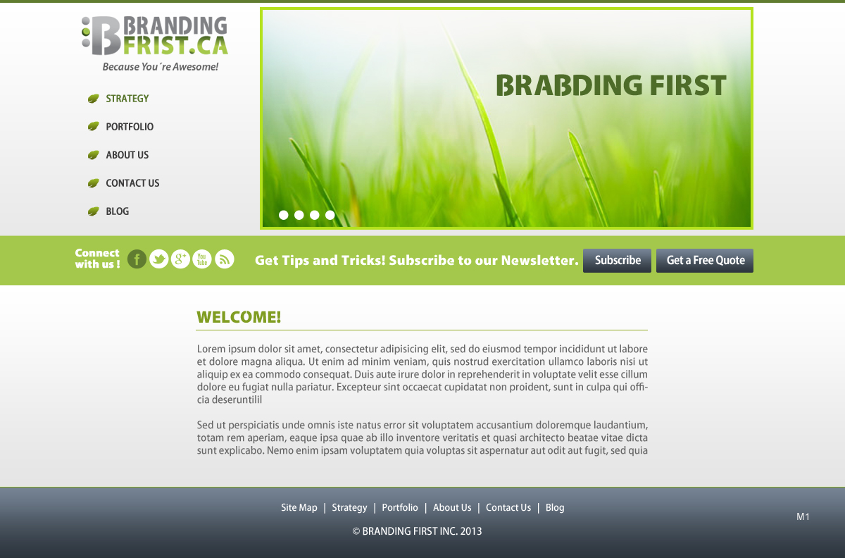 Web Design by pb for Branding First Inc. | Design #1691242