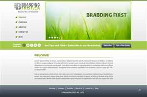Web Design by pb for Branding First Inc. | Design: #1691242