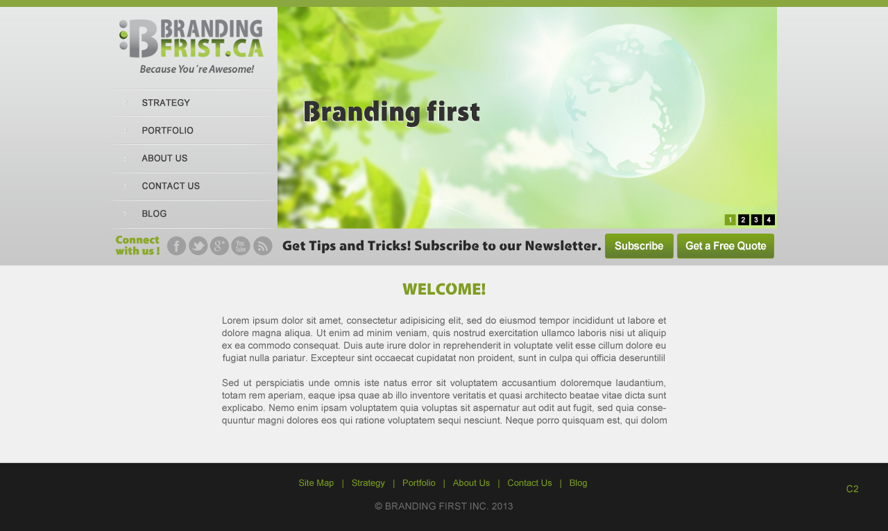 Web Design by pb for Branding First Inc. | Design #1691245
