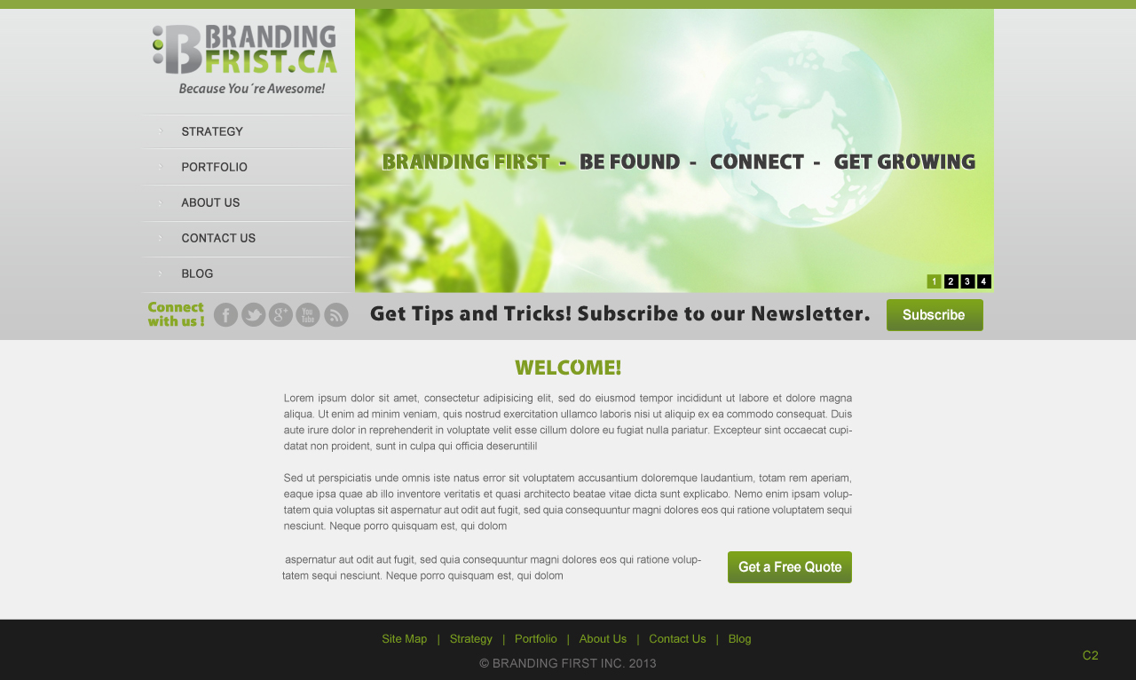 Web Design by pb for Branding First Inc. | Design #1693140