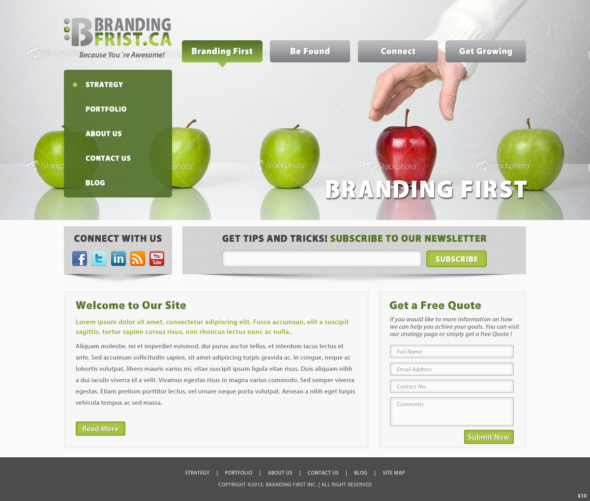 Web Design by pb for Branding First Inc. | Design #1697223