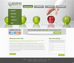 Web Design by pb for Branding First Inc. | Design: #1697223