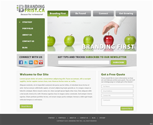 Web Design by pb for Branding First Inc. | Design: #1697225