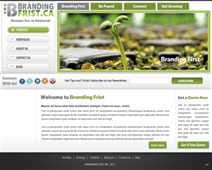 Web Design by pb for Branding First Inc. | Design: #1697227