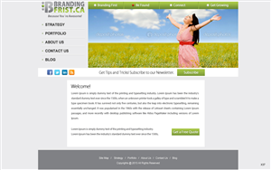Web Design by pb for Branding First Inc. | Design: #1697235