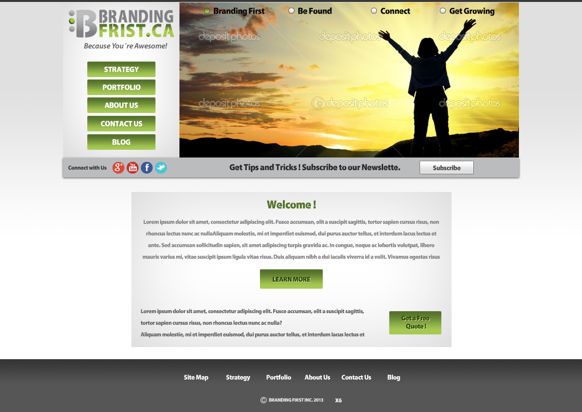 Web Design by pb for Branding First Inc. | Design #1697237
