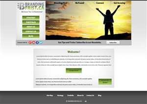 Web Design by pb for Branding First Inc. | Design: #1697237