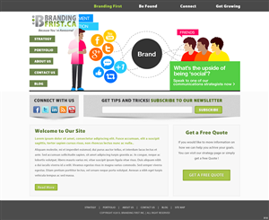 Web Design by pb for Branding First Inc. | Design: #1705762