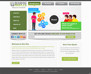 Web Design by pb for Branding First Inc. | Design: #1705765