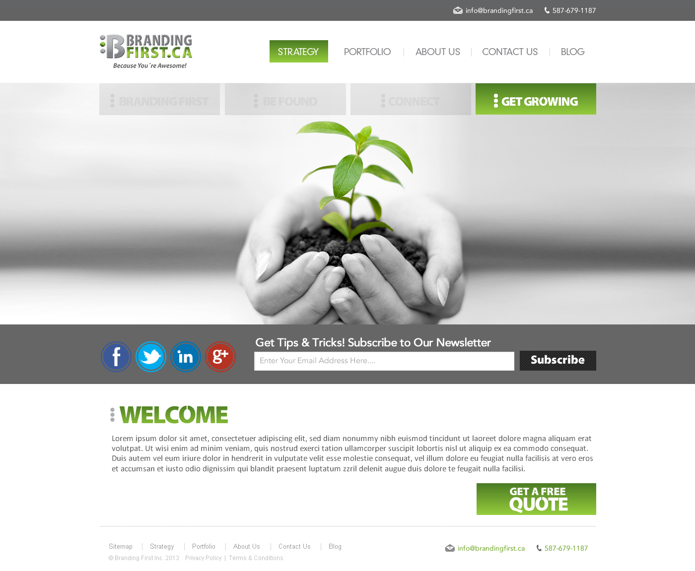Web Design by TechWise for Branding First Inc. | Design #1748753